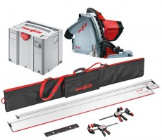 Mafell MT55CC 240v Plunge Saw with 2 x 1.6m Guide Rails  + Connector + 2 x  Clamps & Rail Bag £719.00